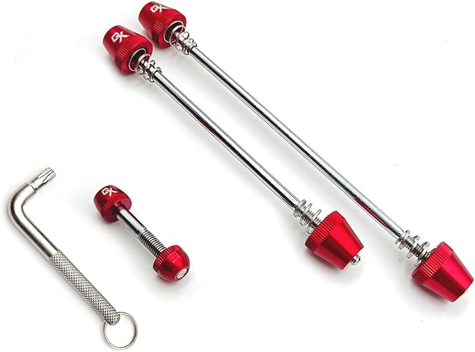 ONIPAX Bike Anti-Theft Locking Skewer 7 Lobe Bicycle Wheel Hub Secure