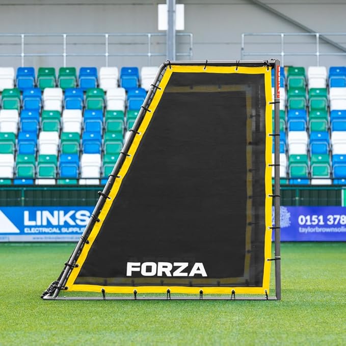 FORZA Steel42 Soccer Goals | Ultra Tough Steel Goal [6 Sizes] | Regulation Size, Weather-Resistant, Portable with Ground Stakes & Optional Rebound Kit