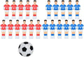 Foosball Men Foosball Player Resin Toy, Football Players Figures, Table Foosball Player Replacement Parts Foosball Guys