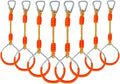 Ninja Ring Fitness Gymnastic Ring Climbing Bar Workout Outdoor Backyard Playground Training Equipment Play Set, Jungle Gym Fist Hanging Swing Monkey Bars Ninja Warrior Obstacle Course Trapeze Playsets