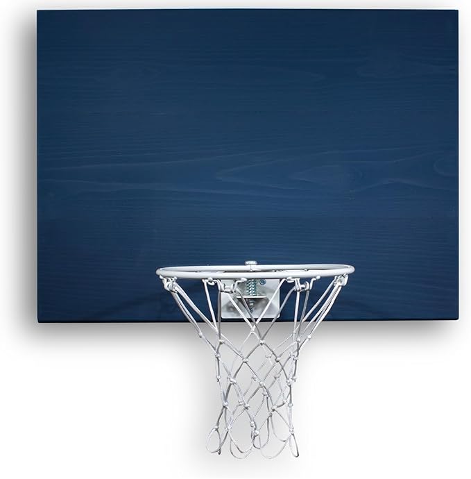 Elite Mini Basketball Hoop & Ball Set, Wall Mount, Indoor Made in The USA Cedar Backboard. Includes 9” Hoop, Net, Pump & 5 Mini Basketballs.