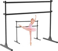 SELEWARE Height Adjustable Ballet Barre Freestanding Ballet Bar Heavy Duty Dance Bar Support Barre Movements Body Stretch Pull-ups, Sturdy Construction Never Fall Apart, Anti-Slip
