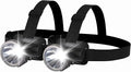 Bright LED Rechargeable Headlamp,Lightweight Mini Head Lamp with 2 Modes,IPX5 Waterproof USB Headlight with 90° Adjustable, Outdoor Portable Flashlight Headlamps for Hiking Running Camping(2pcs）