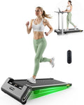 13% 6-Level Walking Pad with Auto Incline - Treadmill with Auto Incline and Remote Control, 330Lbs Capacity Portable Compact Treadmill for Home Office, LED Display