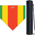 Baseball Home Plate - 17" Tri-Color Blended Rubber Mat for Pitching & Hitting Practice,Softball Training | 0.6lbs Lightweight,Portable Design with Carry Bag,All-Weather Baseball Bases