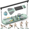 Pilates Board,Multifunctional Rebound Abdominal Board,Foldable Pilates Reformer Set, Ab Core Trainer Machine,Ab Exercise Board,Abs Workout Equipment for Women Home Gym Equipment