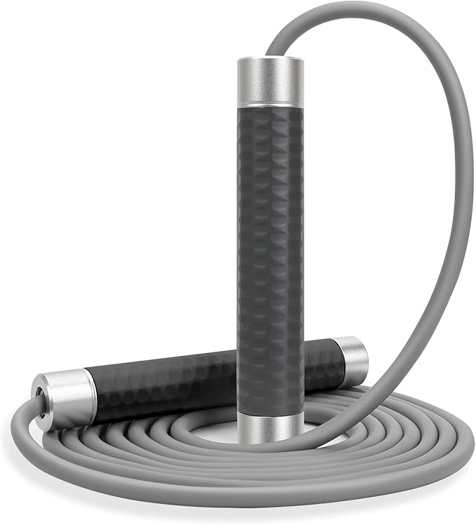 Weighted Jump Rope for Men，Women and kids(1LB), Jump Ropes for Fitness, Speed Skipping Rope, Gym,Indoor/Outdoor - Fitness, Workout, Boxing,crossfit