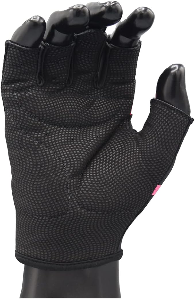 MRX Weight Lifting Gloves for Women Breathable Workout Gloves Anti Slip Padded Shock-Absorbing Extra Grip Palm Protection Half Finger Exercise Gloves for Gym, Cycling, Training, Weightlifting, Size : Medium
