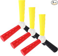 3 Pack Hand Eye Coordination Trainer Reaction Catch Trainer Hand Speed Reflex Challenge Game EVA Foam Reaction Ball Set for Football Basketball Baseball Team Sports, Reflex Agility Training