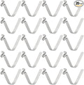 HARFINGTON Single Button Kayak Paddle Snap Spring Clip Spring Steel V-Shaped Hollow Lift Telescopic Locking Tube Pole Clips for Tent Umbrella Camping