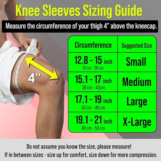 Knee Brace for Women & Men, 2 Pack Compression Knee Brace, Knee Support Sleeve for Pain Relief, Running, Workout, Sports, Knee Braces for ACL, Meniscus Tear, Arthritis and Injury Recovery Pink L