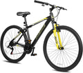 WEIZE Hardtail Mountain Bike, 29 Inch Wheels Outdoor Cycling Bike, 21-Speed Trigger Shifter, Aluminum Frame for Men and Women, Comfort Saddle, MTB Bicycle with Suspension Fork