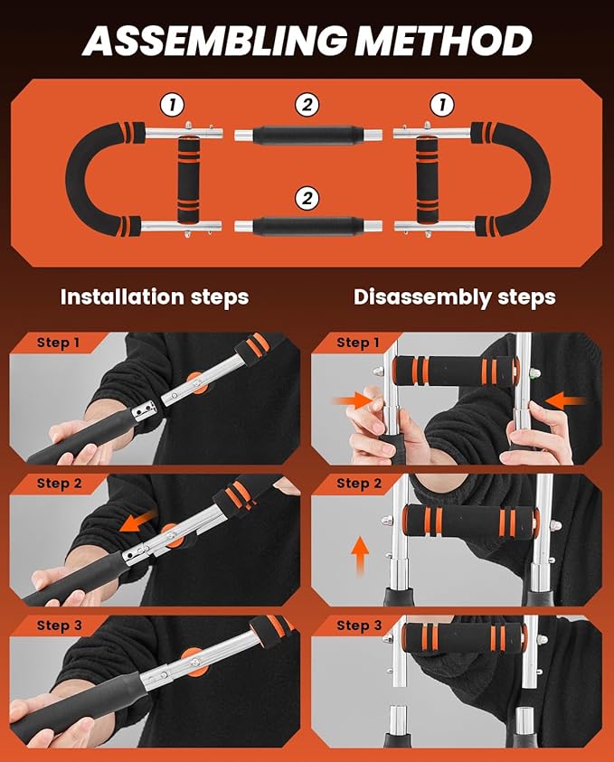 Saker Twister Arm Trainer, PowerTwist Arm Trainer, Adjustable Forearm Strengthener, Arm Exercise Equipment, Chest Workout Equipment, Portable Spring Resistance for Home Gym Equipment