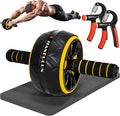 Ab Roller for Abs Workout, Ab Roller Wheel Exercise Equipment for Core Workout, Ab Wheel Roller for Home Gym, Ab Workout Equipment for Abdominal Exercise