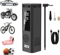 Tire Inflator Portable Air Compressor, 150PSI Faster Cordless Air Pump with Auto Shut-Off Function for Car, Motorcycle, Bicycle, Balls with Digital Pressure Gauge, 6000mAh Battery, LED Light