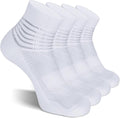 IRAMY Compression Ankle Support Socks Coolmax Wicking Cushioned Athletic Plantar Fasciitis Relief Men Women 2/3/6 Pairs