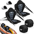 Kayak Seats with Back Support for Sit on Top, Universal Paddle Board Seat for Inflatable Paddleboard, Sup, Canoe