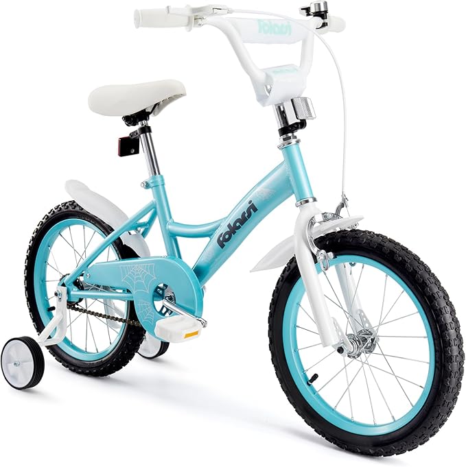 Kids Bike 14 16 18 Inch Bicycle for 3-9 Years Boys Girls Bike，Children's Bicycle with Bell Training Wheels, Multiple Colors