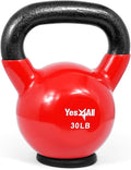 Yes4All Kettlebells Rubber Base, Kettlebell Set for Women, Strength Training Kettlebells Weights (10-65 lbs)