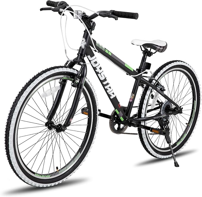 JOYSTAR Lubbock 20 24 Inch Kids Bike for Boys & Girls Ages 7-12 Years Hardtail Mountain Bike for Kids with 1-Speed/7-Speed Drivetrain, White Wall Knobby Tires, Kids' Bicycle