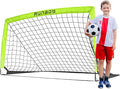 RUNBOW 5x3 ft Portable Kids Soccer Goal for Backyard Practice Soccer Net with Carry Bag