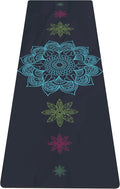 nuveti Yoga Mat Print Extra Thick TPE Non Slip Fitness Exercise Mat with Carrying Bag,72"x24" Extra Thick 6MM Exercise & Workout Mat for Yoga, Pilates Fitness and Floor Exercises