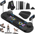 Foldable Pilates Board for Home Workout, 2025 New Pilates Reformer Set with Smart Timer, 7-in-1 Multifunctional Pilates Board Fitness Board, Pilates Reformer Machine Pilates Sliding Board