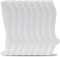 fenglaoda 8 Pairs Compression Socks for Men & Women 20-30 mmHg Knee High Nurse Pregnant Running Medical and Travel Athletic