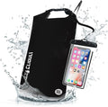 Waterproof Dry Bag,Roll Top Black Small Waterproof Backpack 2L/5L/10L/20L/30L/40L Floating Lightweight Bags for Kayaking, Boating, Fishing, Swimming Camping