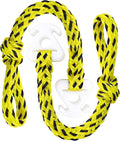 Boat Tow Rope 60ft 3-6K, Floating Ropes for Towable Tubes，Watersport Accessories
