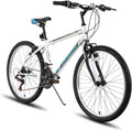 Hiland Adult 26 Inch Mountain Bike, Mens and Womens Bicycle with 21 Speed, High-Carbon Steel Frame Mountain Bicycle, Sport MTB for Men Women