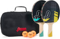 Penn 5.0 Professional Ping Pong Paddles - Choose Single Table Tennis Paddle, or Deluxe 2 or 4 Player Kit with Balls and Storage Case