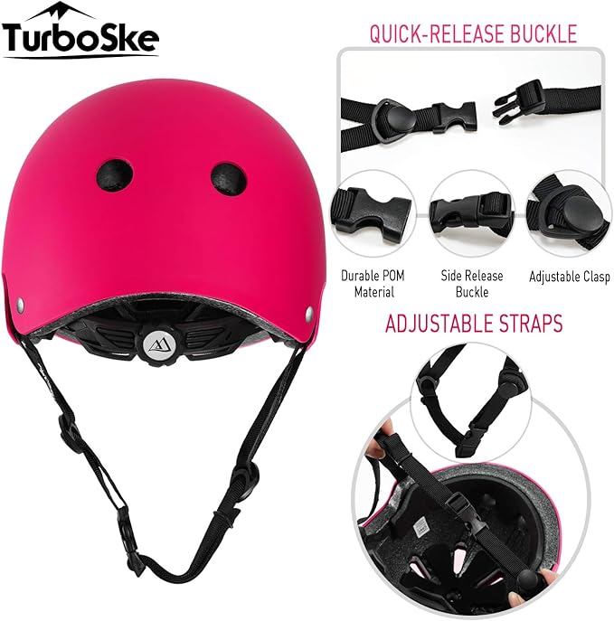 Skateboard Helmet, BMX Helmet, Multi-Sport Helmet, Bike Helmet for Kids, Youth, Men, Women