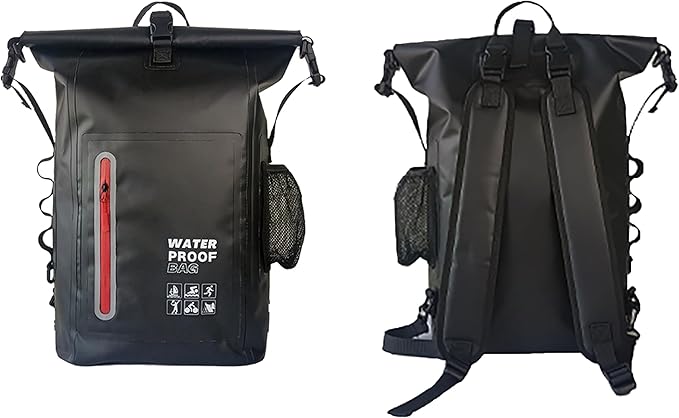 Dry Bag Waterproof 25L-Floating&Lightweight Bags for Women Waterproof Backpack for Kayaking, Boating, Fishing,Paddle boarding, Camping, Hiking,Roll-Top Seal&Adjustable Shoulder Straps