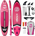 Extra Wide Inflatable Paddle Board, 11' x 34" x 6" Stand Up Paddle Board for Adults, SUP Accessories with Camera Mount, 2+1 Family for Lake, Ocean, Sea