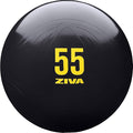 Ziva Anti Burst Core Fitness Exercise Ball - Professional Grade Slip Resistant Yoga Ball for Stability Balance - Includes Hand-Pump - Multiple Sizes Colors, 55-75cm