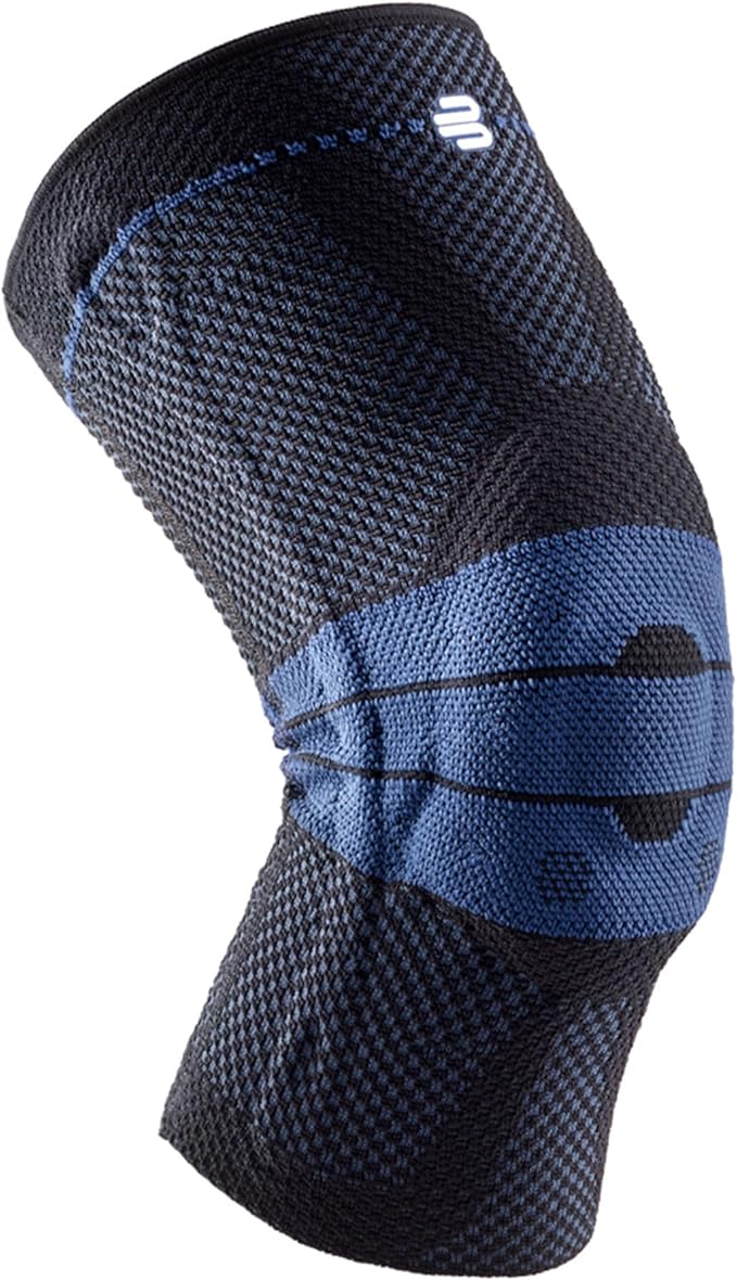 Bauerfeind - GenuTrain - Knee Brace - Targeted Support for Pain Relief and Stabilization of The Knee, Provides Relief of Weak, Swollen, and Injured Knees- Size 6 - Color Black
