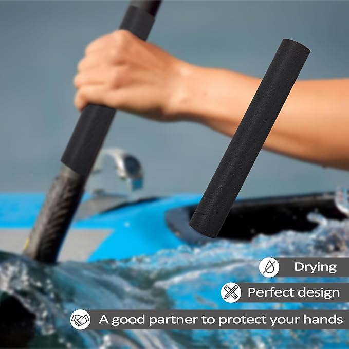 Kayak-Paddle-Grips-2-Pack - No-Slip Oar-Grip for Take-Apart Paddles,Blister Prevention Kayaking Accessories(Diameter 30mm/1.18 inches)