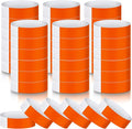 600 Packs Paper Wristbands for Events Neon Party Wristbands Colored Waterproof Paper Club Arm Bands Lightweight Identification for Concert Bar Entrance Admission(Orange)