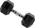 OLIXIS Rubber Hex Dumbbells，Assorted Weights for Home Gym Workouts, Strength Building & Fitness Training