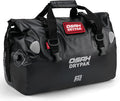 Waterproof Duffel Bag - Motorcycle Dry Bag Tail Bag with Large Storage Space, Waterproof Luggage Duffle Bags with Outer Mesh Zipper Pocket for Camping, Kayaking, Fishing & Traveling