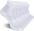 IRAMY Compression Ankle Support Socks Coolmax Wicking Cushioned Athletic Plantar Fasciitis Relief Men Women 2/3/6 Pairs