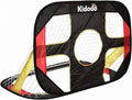 Kidodo Portable Soccer Goal Net Set - Pop Up Training Soccer Goals for Backyard - Indoor or Outdoor Versions - Easy Assembly - Great for Kids and Adults