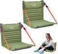 ONTYZZ Stadium Seats with Back Support Inflatable Portable Folding Comfort Seat Waterproof Cushion with Backrest for Sports Events Stadium and Camping