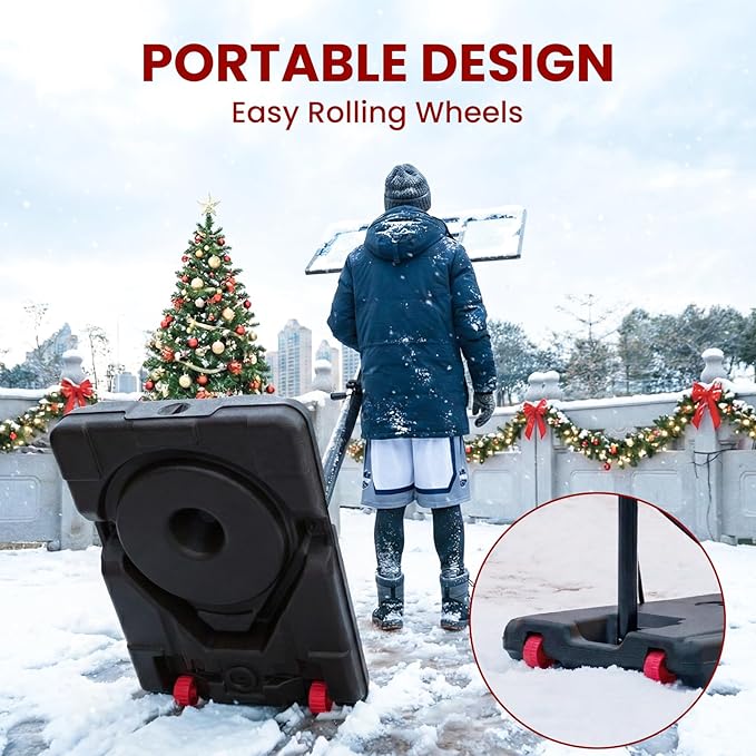 IGL Portable Basketball Hoop, 5.6-10FT Adjustable Basketball Goal System, 44 Inch Outdoor Basketball Hoop & Goals for Kids, Youth, and Adults in The Backyard, Driveway with PC Backboard