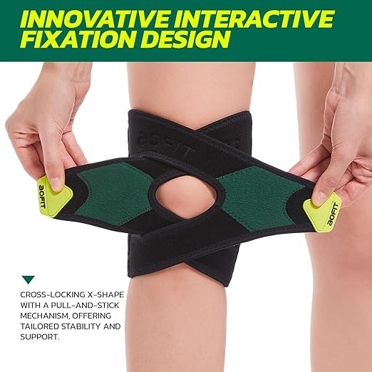 Knee Brace for Men Women Knee Pain Meniscus Tear Arthritis Patella Dislocation Best Osteoarthritis Adjustable Compression with Memory Stabilizers for ACL MCL Breathable for Injury Recovery 4XL