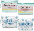 Fokongna 4PCS Girls Trip Gifts Favors Rainbow Starfish Wet Bag Wet Dry Bag Beach Bag for Swimsuit Toiletry Bag Travel Essentials For Women, Beach Travel Gym Wet Dry Bag for Swimsuit Dirty Diaper Bag
