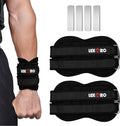 Adjustable Wrist Ankle Weights, Removable Arm & Leg Weight for Men & Women, Fitness, Strength Training, Running, Walking, Jogging, 1 Pair 2 Pack
