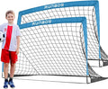 RUNBOW 5x3 ft Portable Kids Soccer Goal for Backyard Practice Soccer Net with Carry Bag