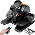 Under Desk Elliptical Machine, 3-in-1 THERUN Electric Ellipse Leg Exerciser As Seen On TV for Seniors, Fully Assembled Portable Seated Pedal Exerciser w/Remote Control, 10-Level Speeds & Resistance
